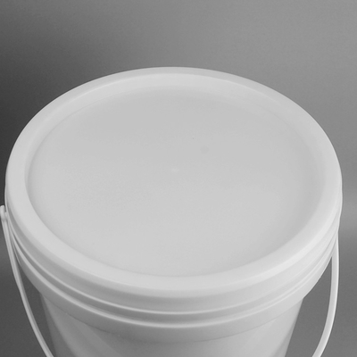 Cubo plástico vacío redondo blanco de la pintura de 20 litros para la pintura