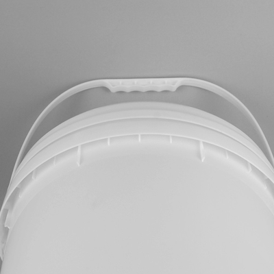 Cubo plástico vacío redondo blanco de la pintura de 20 litros para la pintura