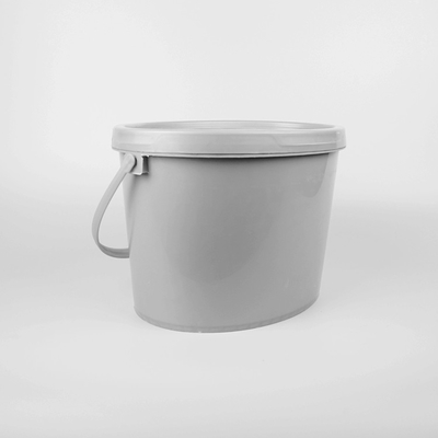 Cubo de almacenamiento de plástico oval personalizable con espesor de consulta